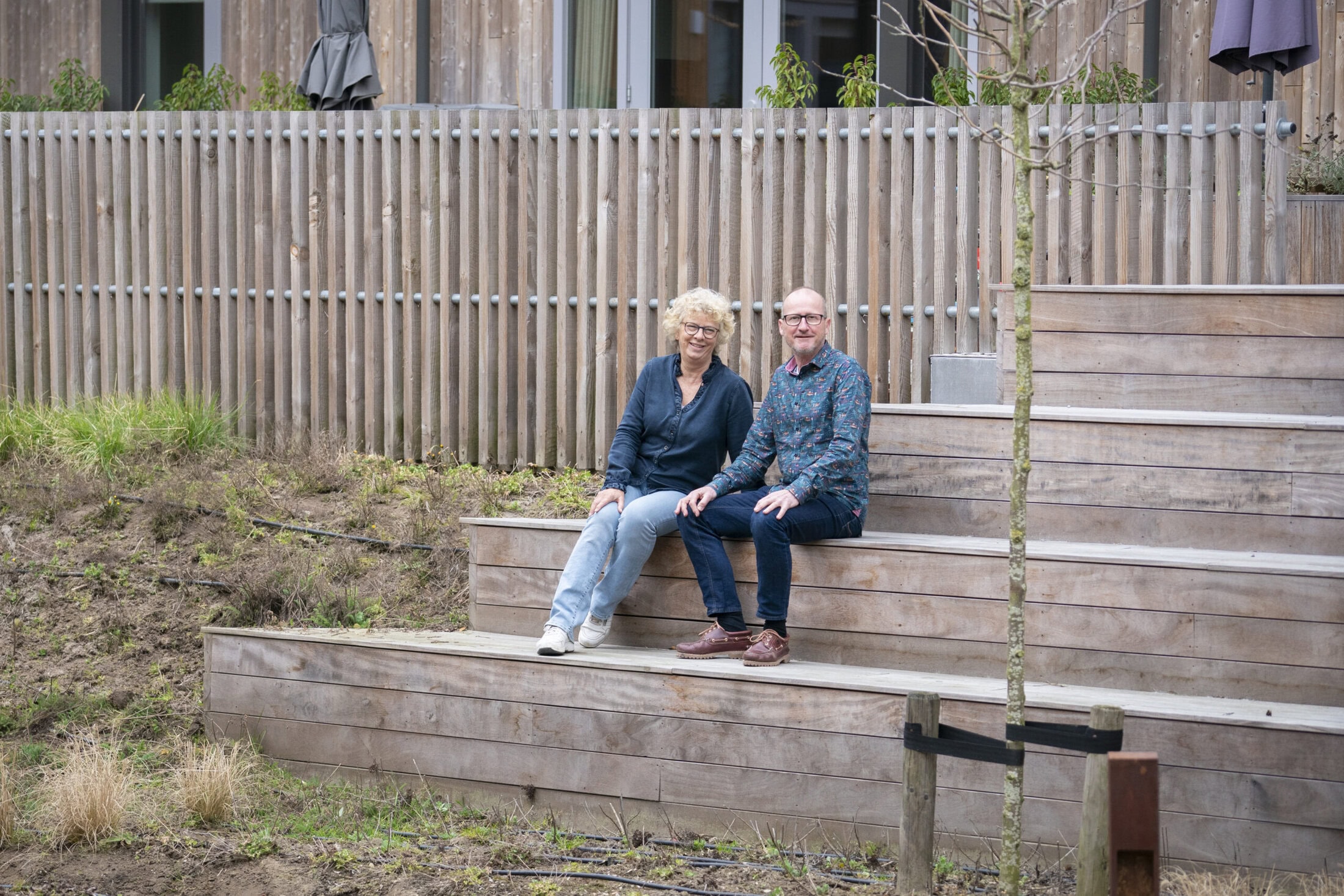 Berni en Richard in en rondom hun huis in Leidsche Rijn.