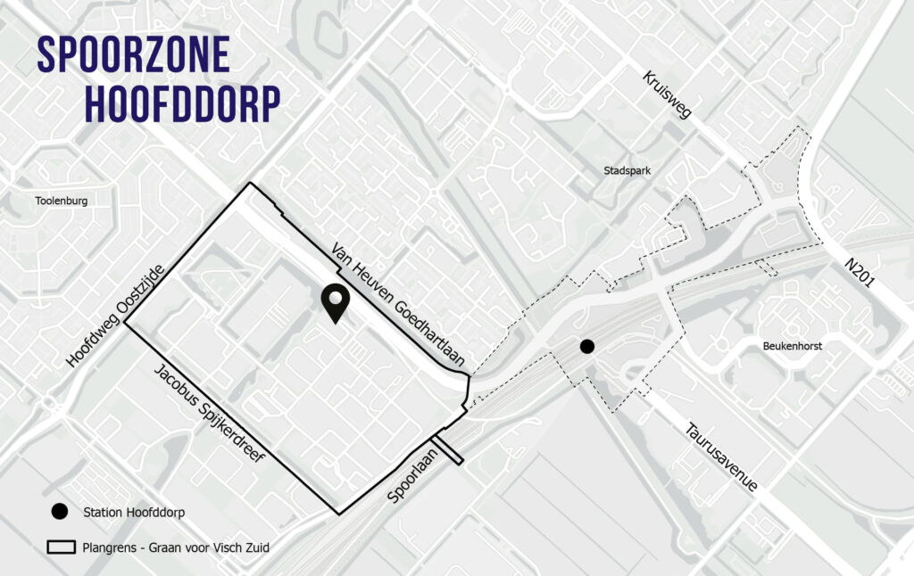 Spoorzone-Hoofddorp-locatie